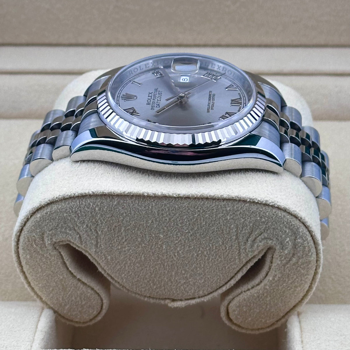 Rolex Datejust 36 Silver Roman Dial Ref. 116234